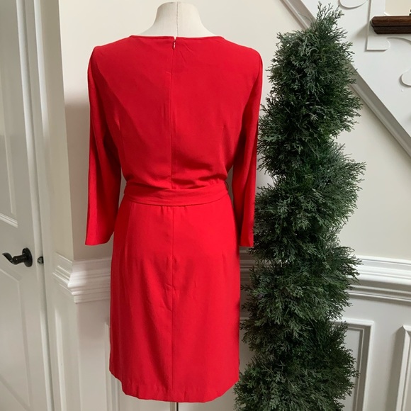 Talbots Red Belted Dress - Picture 7 of 7